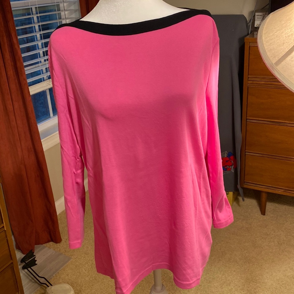 Chaps pink sweater